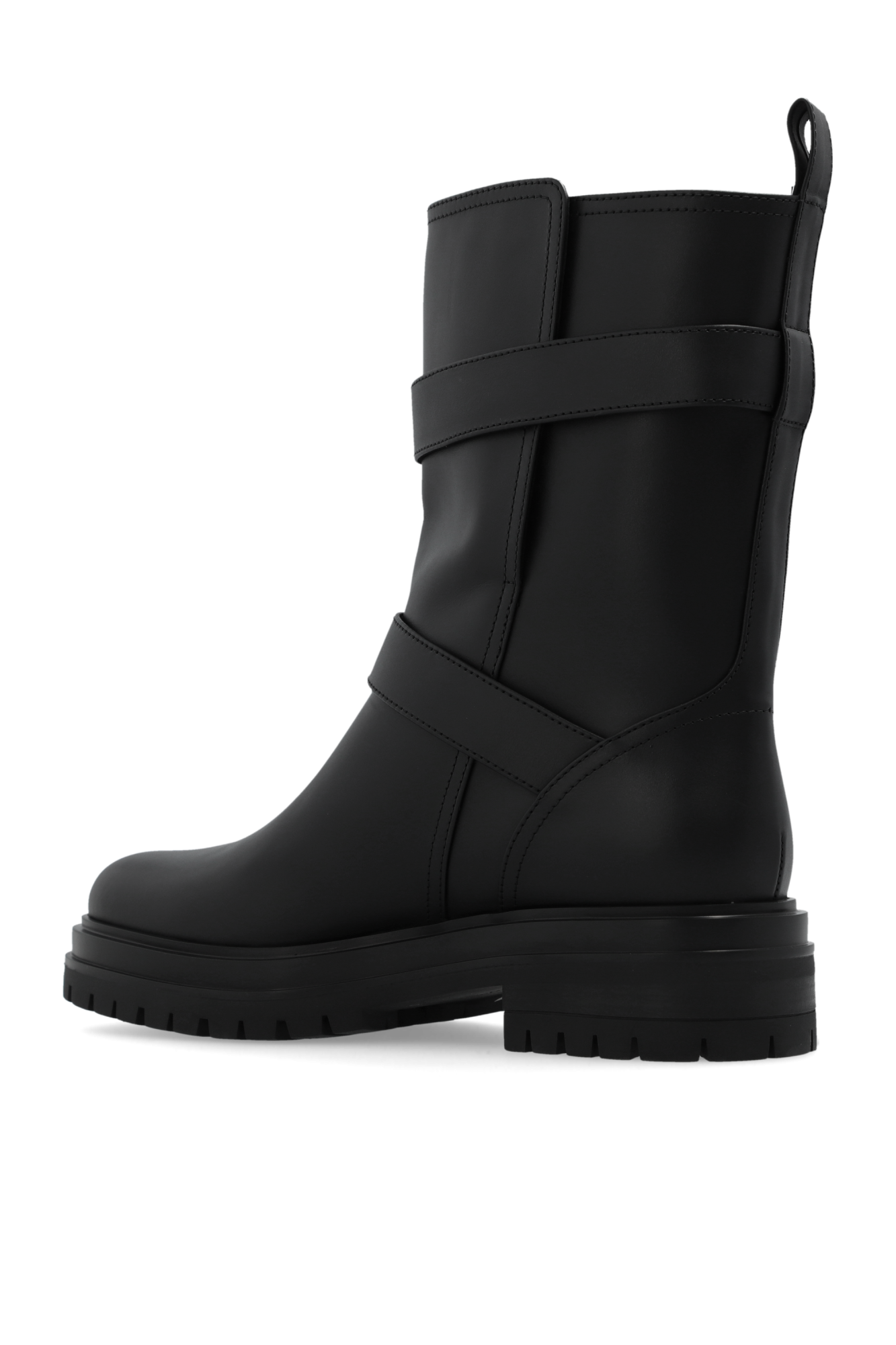 ショートブーツ・ブーティ Gianvito Rossi Black Leather Thiago Ankle Boots Thiago leather ankle boots in black - Gianvito Rossi | Mytheresa